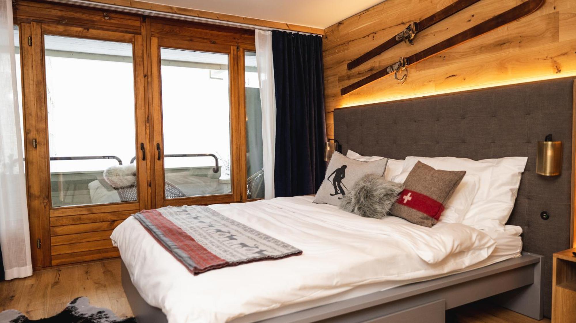 Wunderstay Alpine 403 Centric Studio Balcony/View Davos Kültér fotó